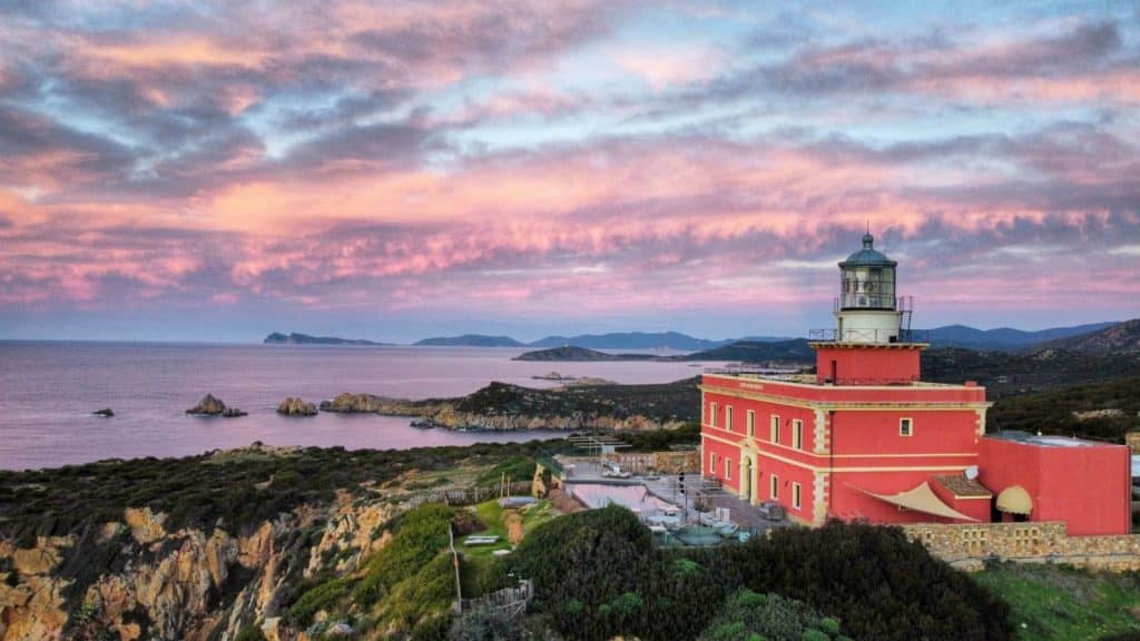 Luxury Lighthouse Accommodation In Southern Sardinia Representing High-End Accommodations In Italy Recommended By An Italian Dmc