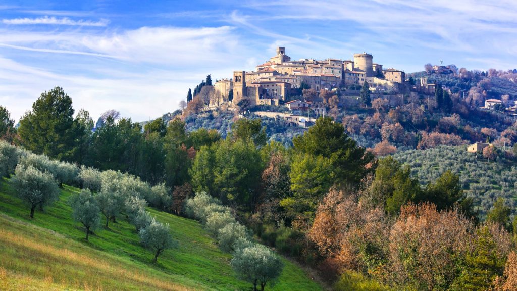 An Authentic Village In Umbria Reflecting The Timeless Rhythm Of Everyday Life In Italy.